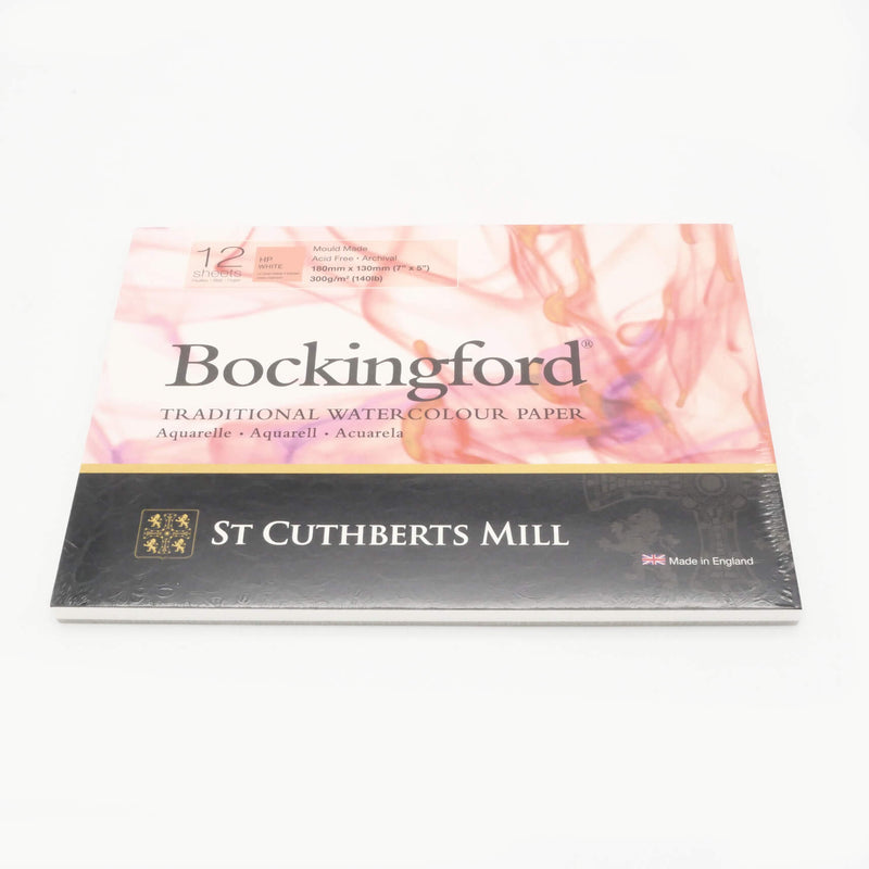 Bockingford Glued Watercolour Paper Pads (300gsm/140lb) - Hot Pressed