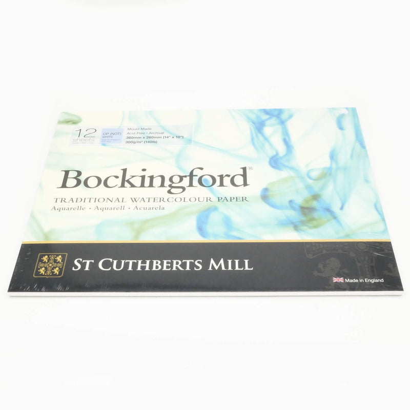 Bockingford Glued Watercolour Paper Pads (300gsm/140lb) - Cold Pressed/NOT