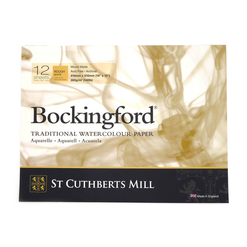 Bockingford Glued Watercolour Paper Pads (300gsm/140lb) - Rough