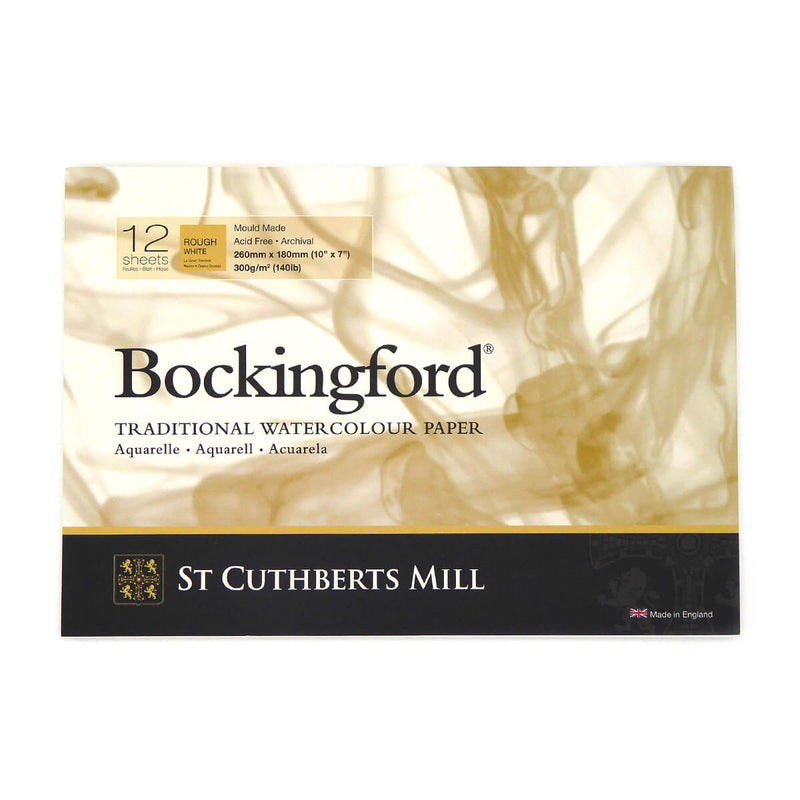 Bockingford Glued Watercolour Paper Pads (300gsm/140lb) - Rough