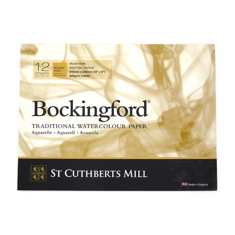 Bockingford Glued Watercolour Paper Pads (300gsm/140lb) - Rough