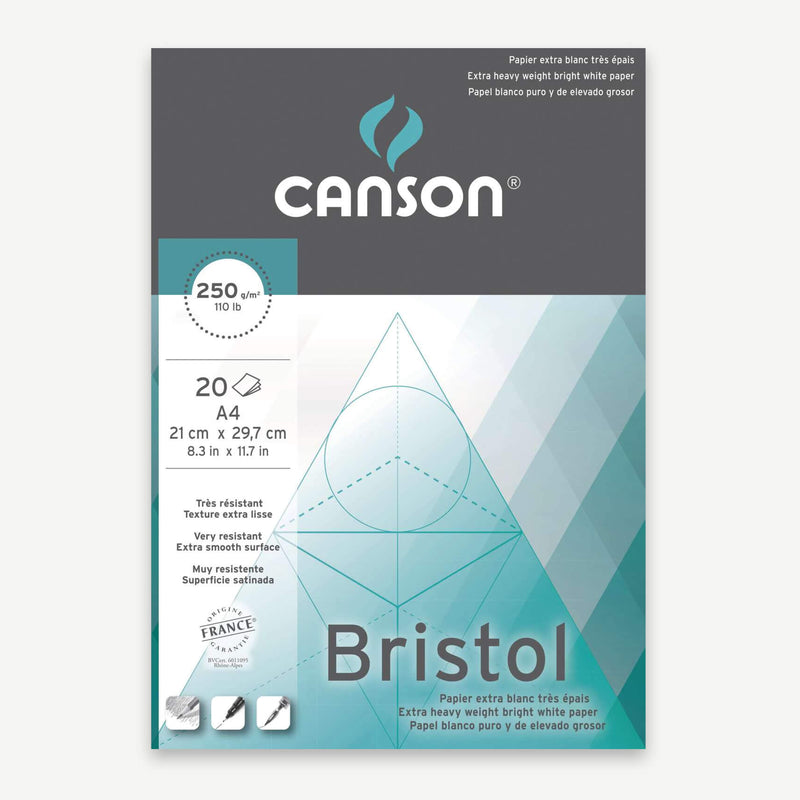 Canson Bristol Paper Pads (250gsm/110lb)