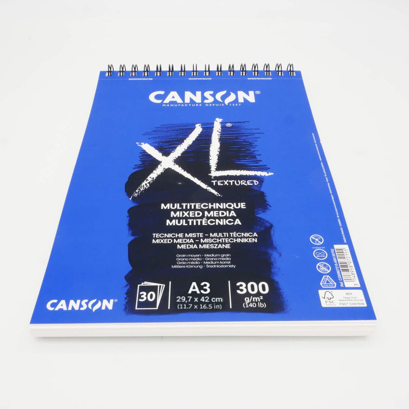 Canson XL Mixed Media Paper Spiral Pads (300gsm/140lb)