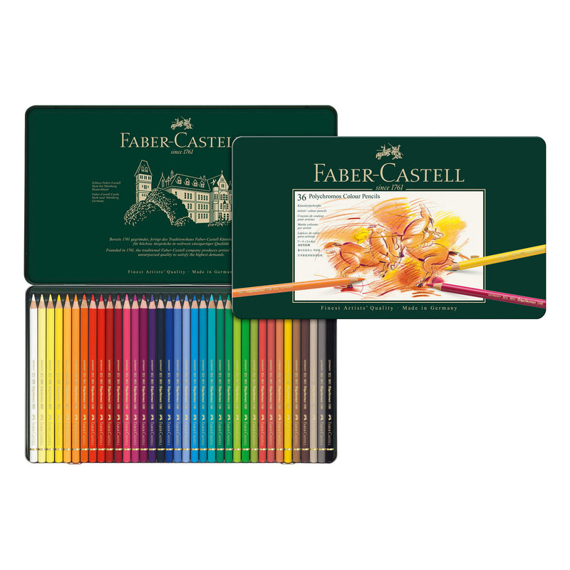 Faber Castell Polychromos Colour Pencils tin of 36