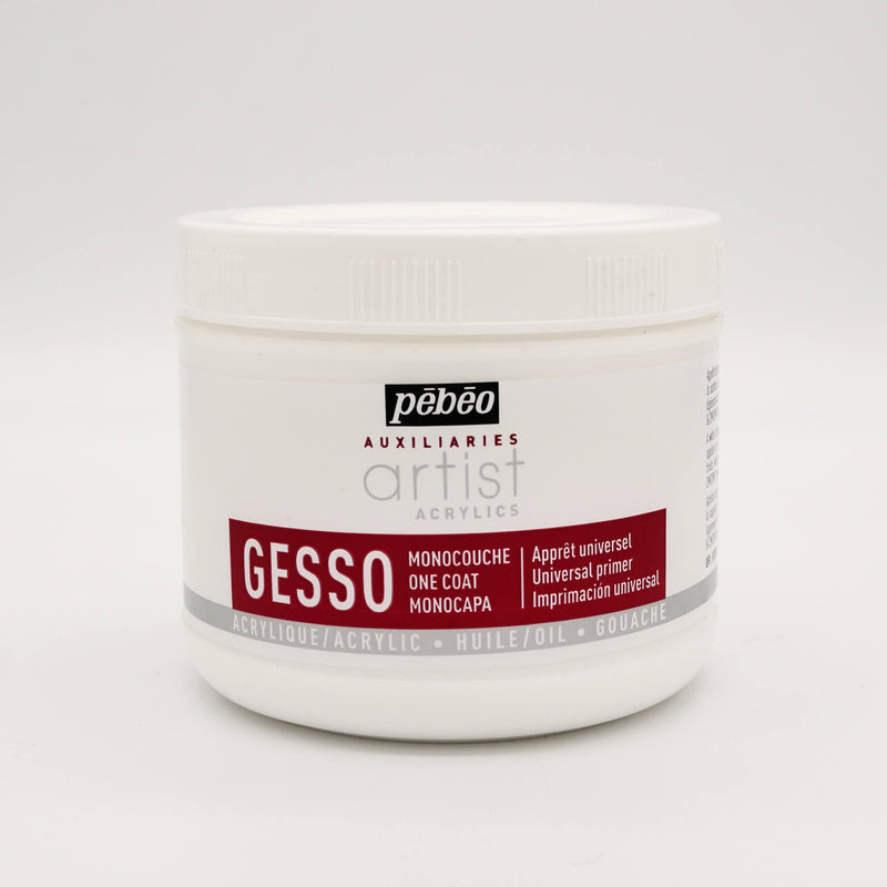 Pebeo Artist Acrylics One Coat White Gesso 500ml