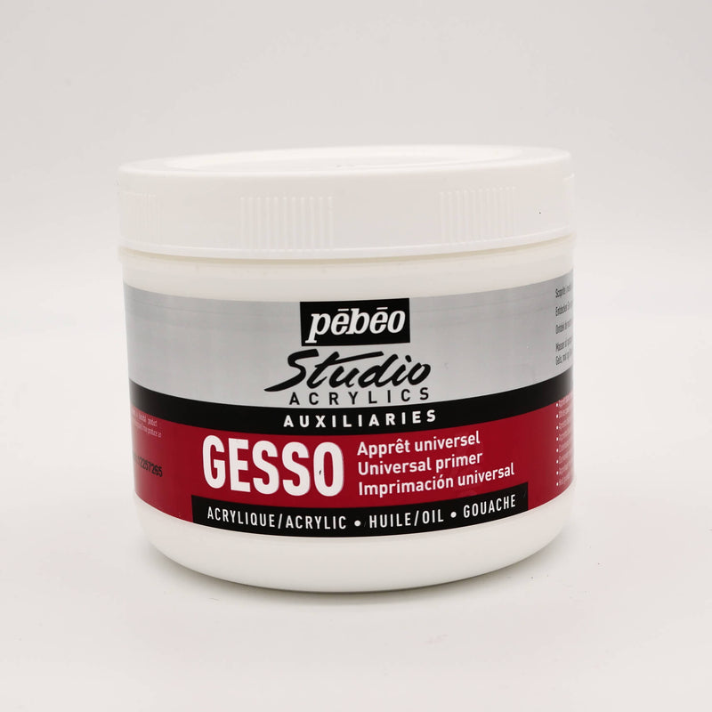 Pebeo Studio Acrylics White Gesso 500ml