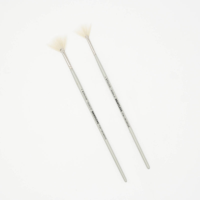 Pro Arte Bristlene Series D Fan Brushes