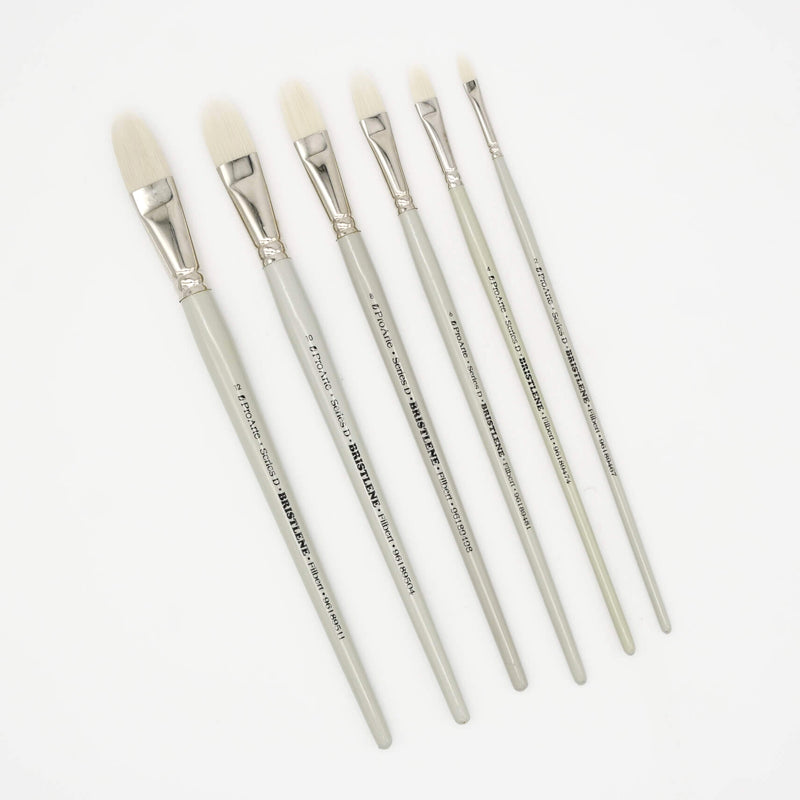 Pro Arte Bristlene Series D Filbert Brushes