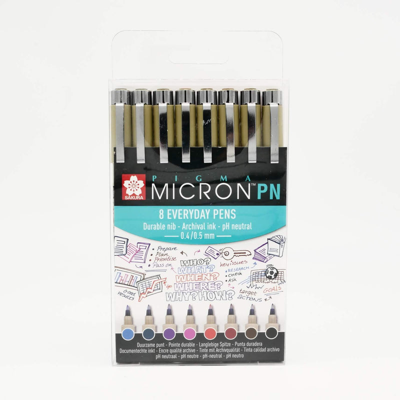 Sakura Pigma Micron Pen set 8