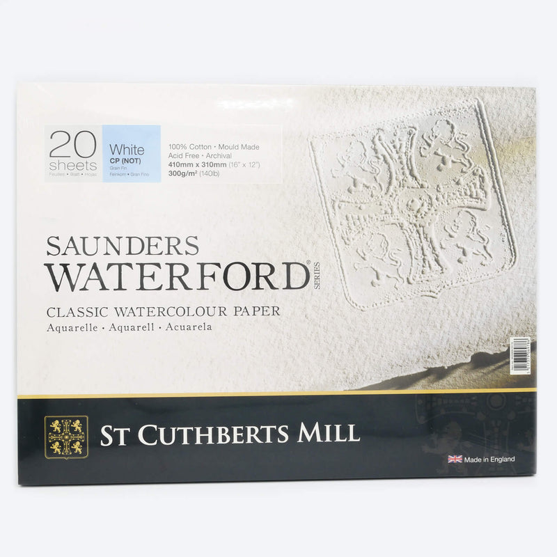 Saunders Waterford Watercolour Paper Block (300gsm/140lb) - Cold Pressed/NOT