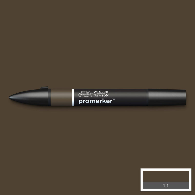 Winsor & Newton Promarker Pens (Black, Grey, White and Blender)