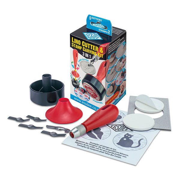 Lino Cutter & Stamp Carving Kit (5 Cutters)
