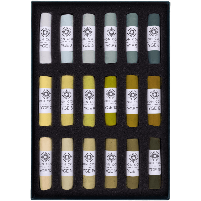 Unison Soft Pastels YELLOW GREEN EARTH